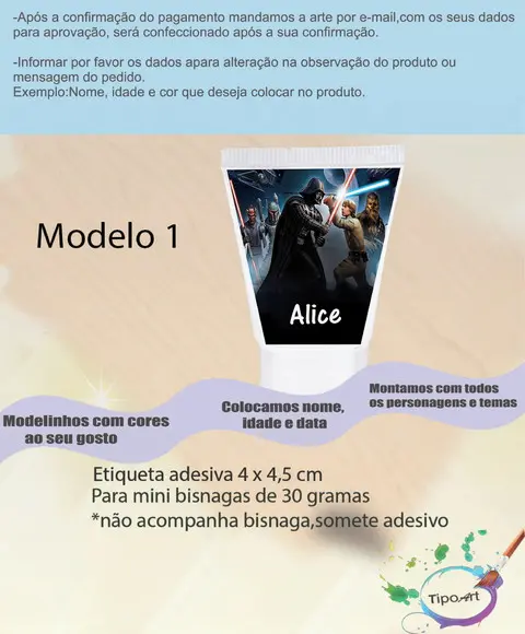 Rotulo para Bisnaga-starwars