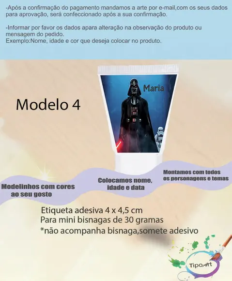 Rotulo para Bisnaga-starwars
