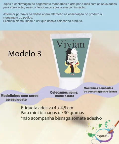 Rotulo para Bisnaga-vilões