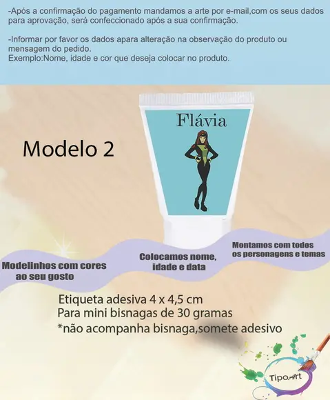 Rotulo para Bisnaga-x Mens