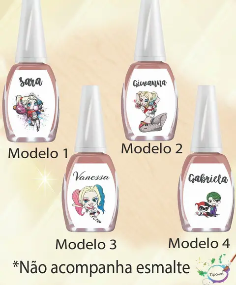 Rotulo para Esmalte-arlequina