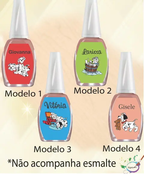 Rotulo para Esmalte-101 Dalmatas