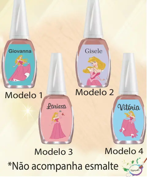 Rotulo para Esmalte-aurora