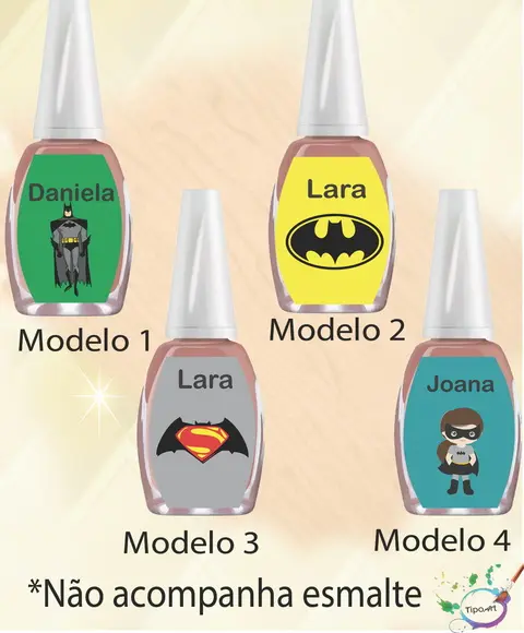 Rotulo para Esmalte-batman