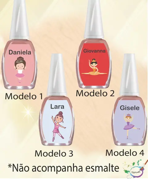 Rotulo para Esmalte-bailarina