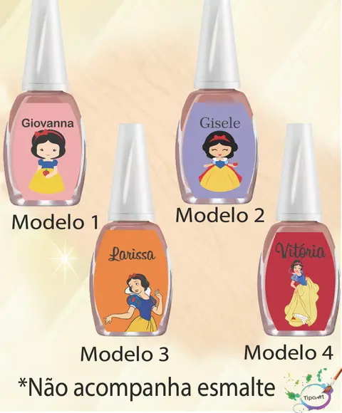 Rotulo para Esmalte-branca de Neve