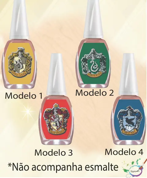 Rotulo para Esmalte-brasões Hogwarts