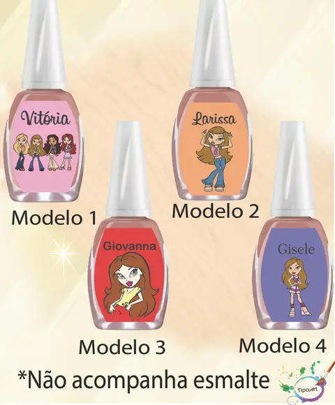 Rotulo para Esmalte-bratz