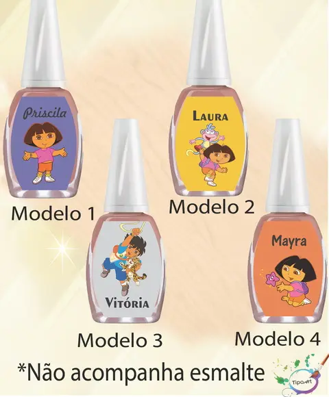 Rotulo para Esmalte-dora Aventureira