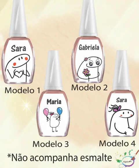 Rotulo para Esmalte-flork