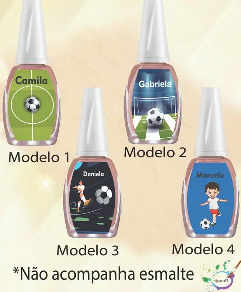 Rotulo para Esmalte-futebol