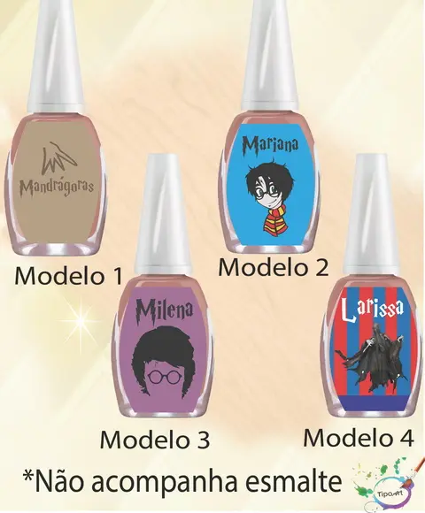Rotulo para Esmalte-harry Potter-modelo 2