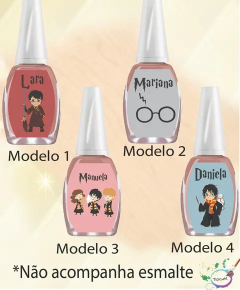 Rotulo para Esmalte-harry Potter-modelo 1