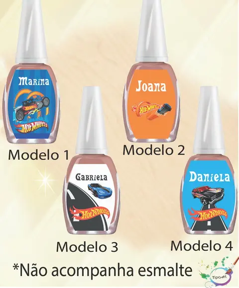 Rotulo para Esmalte-hot Whells