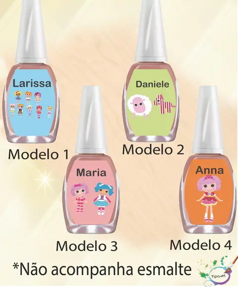 Rotulo para Esmalte-lalaloopsy