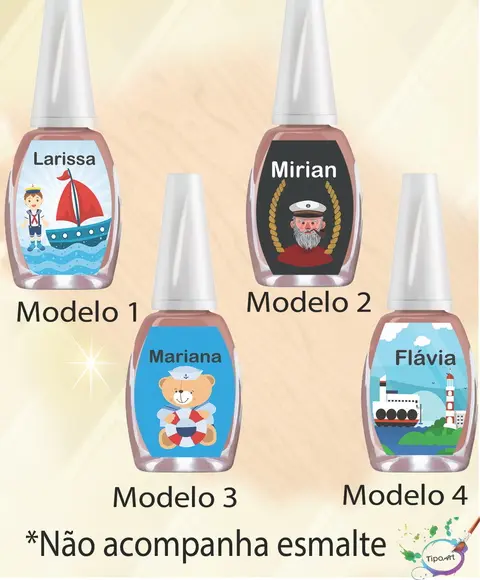 Rotulo para Esmalte-marinheiro