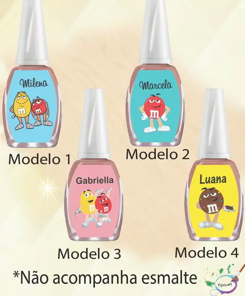 Rotulo para Esmalte-m&m