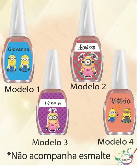 Rotulo para Esmalte-minions