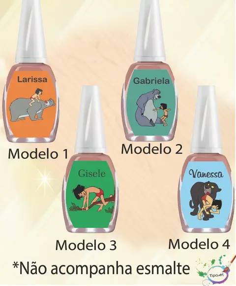 Rotulo para Esmalte-mogli