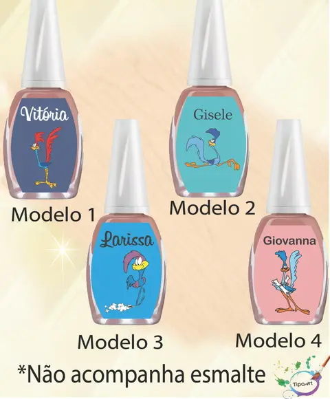 Rotulo para Esmalte-papaleguas