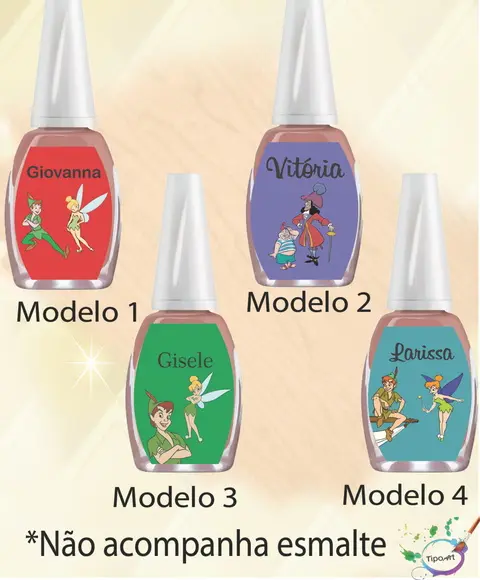 Rotulo para Esmalte-peter Pan