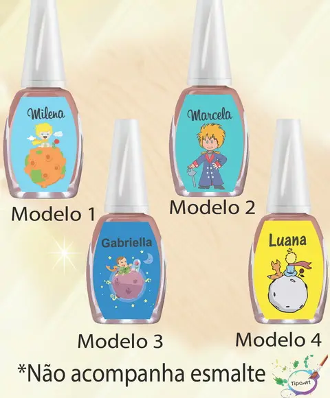 Rotulo para Esmalte-pequeno Príncipe