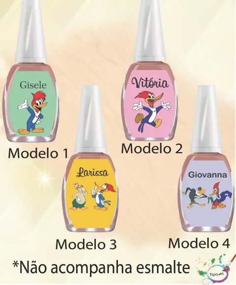 Rotulo para Esmalte-pica Pau