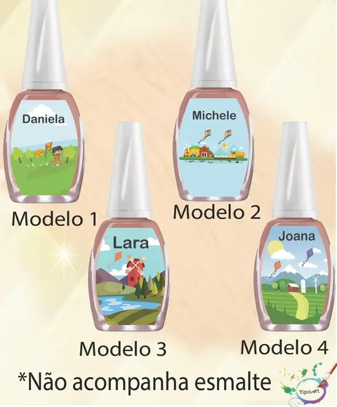Rotulo para Esmalte-pipa e Catavento