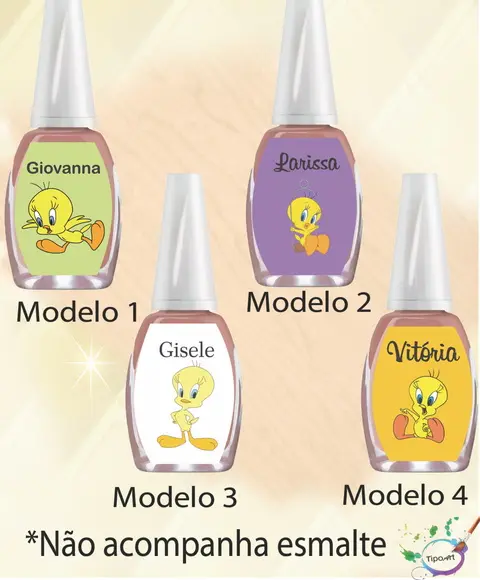 Rotulo para Esmalte-piu Piu