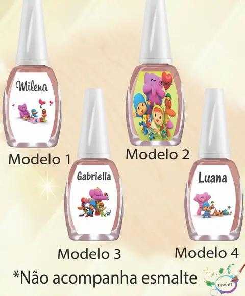 Rotulo para Esmalte-pocoyo