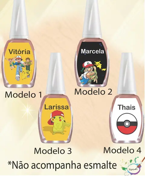 Rotulo para Esmalte-pokemon