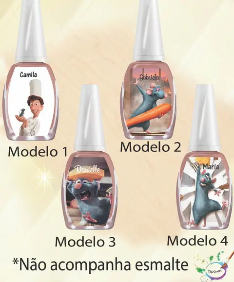 Rotulo para Esmalte-ratatouille