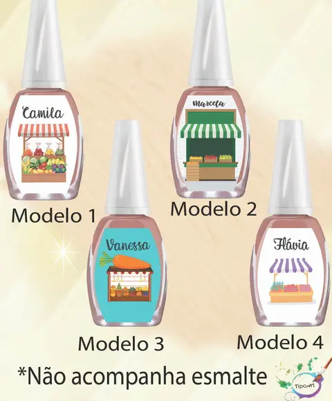 Rotulo para Esmalte-quitandinha