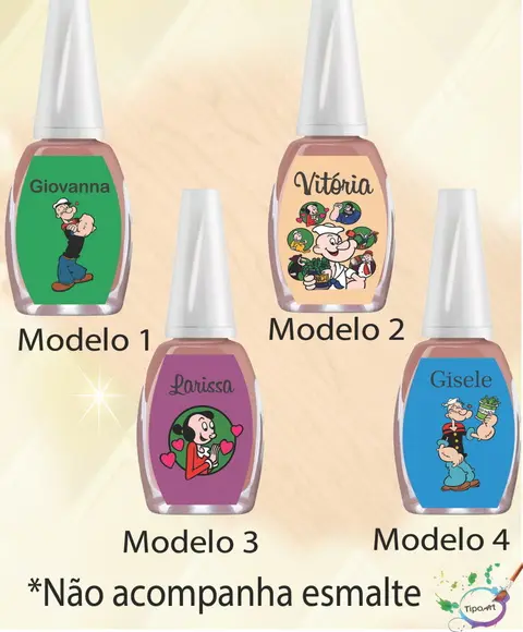 Rotulo para Esmalte-popai