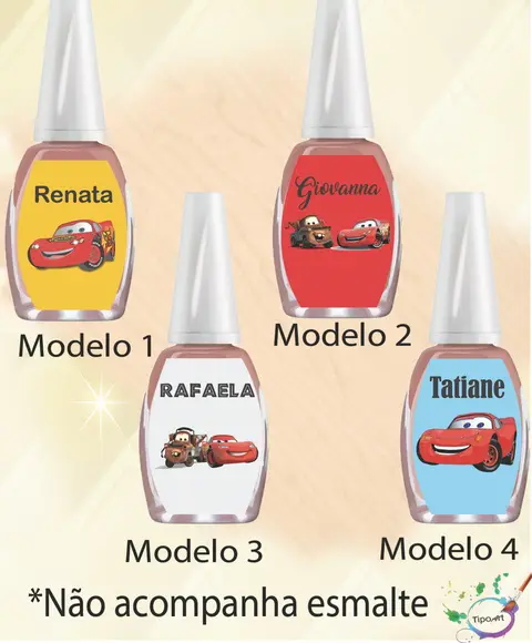 Rotulo para Esmalte-relâmpago