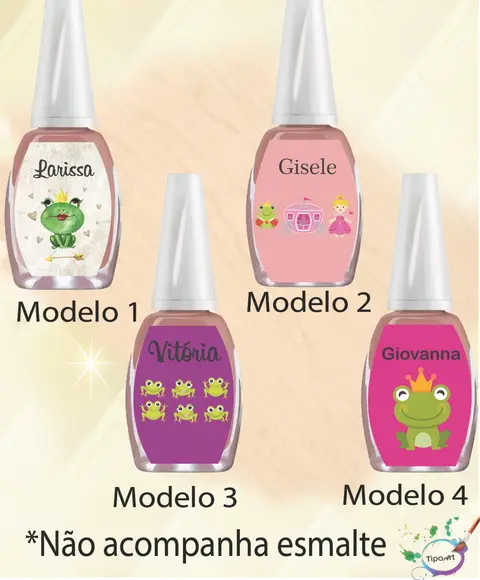 Rotulo para Esmalte-sapinho