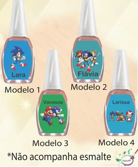 Rotulo para Esmalte-sonic