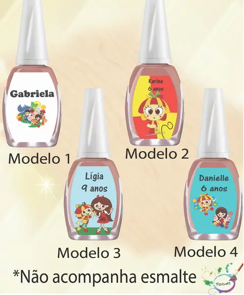 Rotulo para Esmalte-sitio do Pica Pau Amarelo