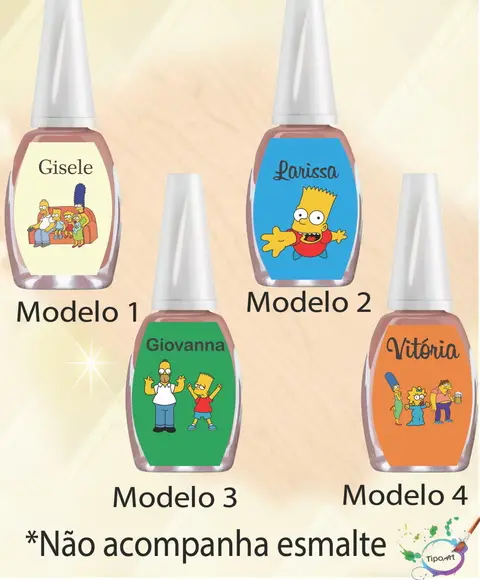 Rotulo para Esmalte-simpson