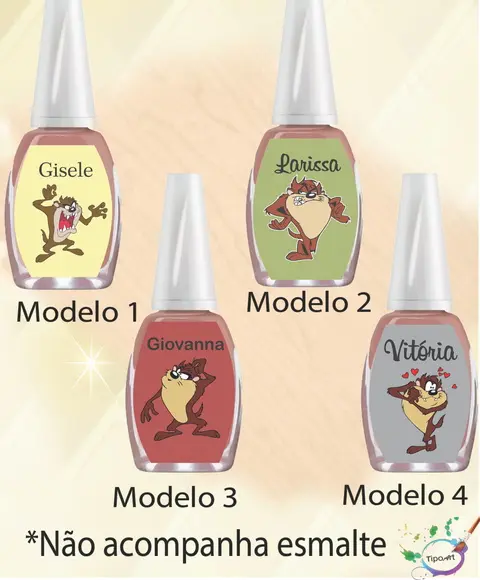 Rotulo para Esmalte-taz Mania
