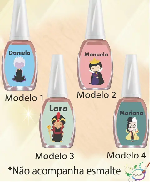 Rotulo para Esmalte-vilões