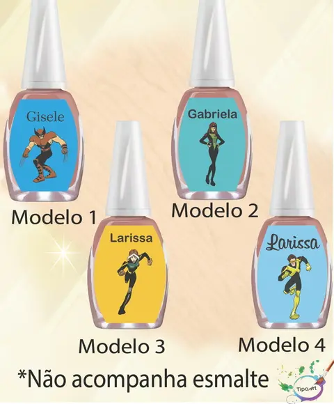 Rotulo para Esmalte-x Mens
