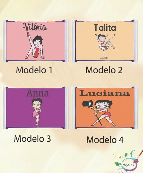 Rotulo Pipoca de Microondas-betty Boop