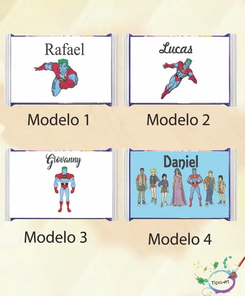 Rotulo Pipoca de Microondas-capitão Planeta