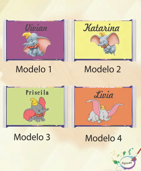Rotulo Pipoca de Microondas-dumbo