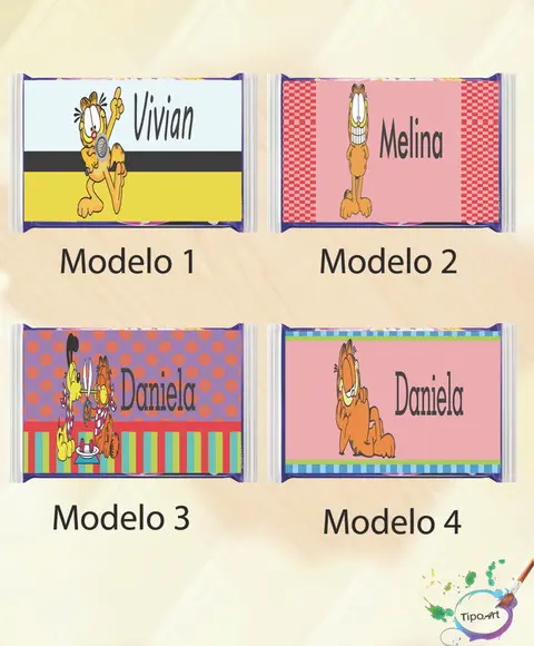 Rotulo Pipoca de Microondas-garfield