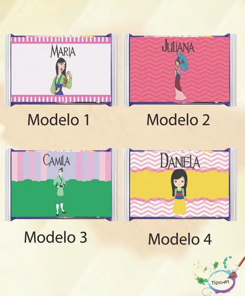Rotulo Pipoca de Microondas-mulan