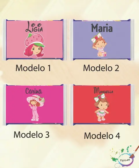 Rotulo Pipoca de Microondas-moranguinho
