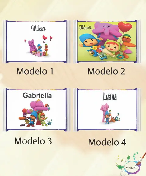 Rotulo Pipoca de Microondas-pocoyo