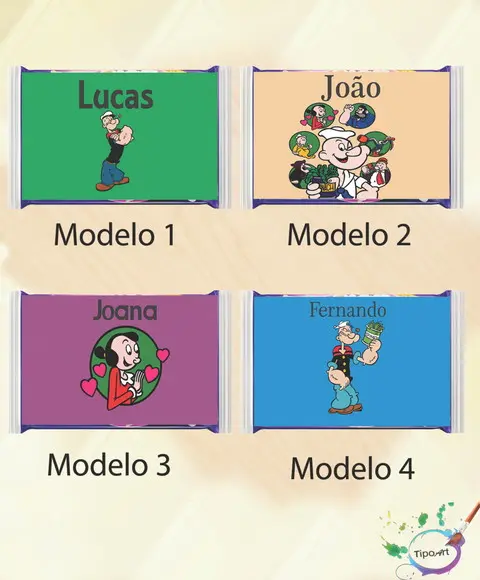 Rotulo Pipoca de Microondas-popai